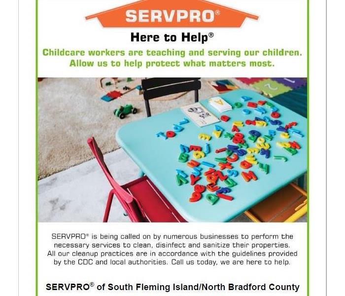 SERVPRO cleaning advertisement 