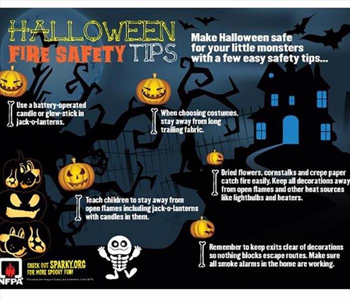 Halloween Themed Fire Safety Tips