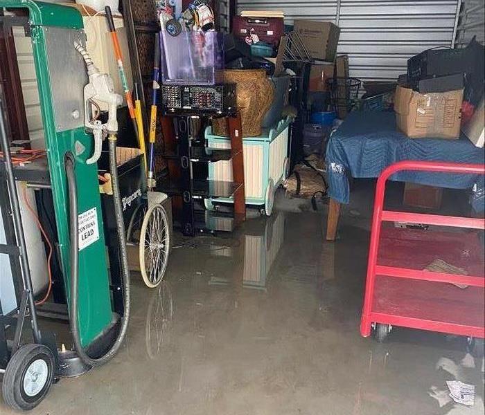 flooded storage unit