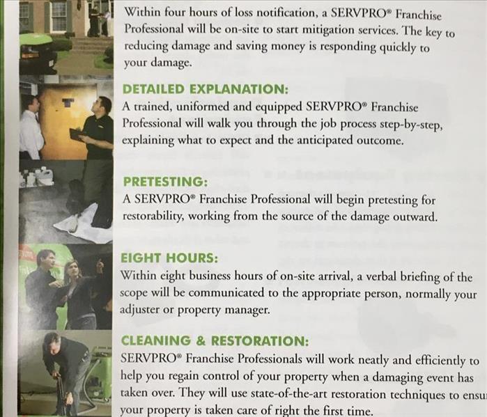 SERVPRO Water process overview