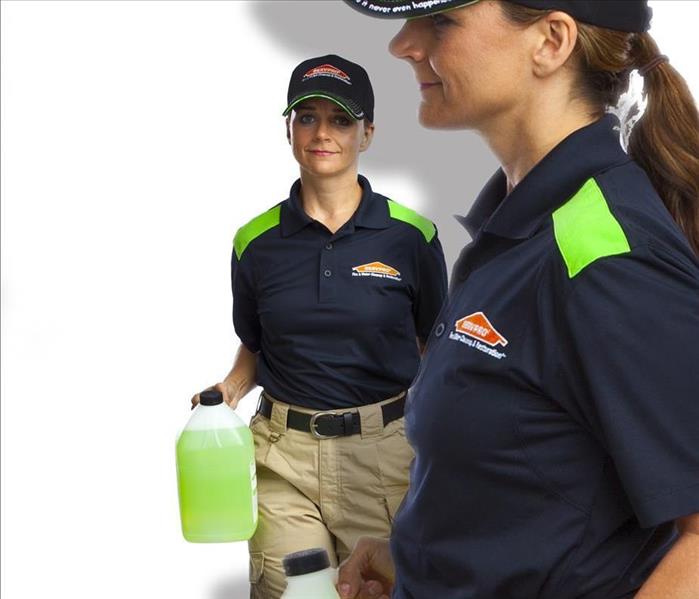 SERVPRO environmentally friendly chemicals