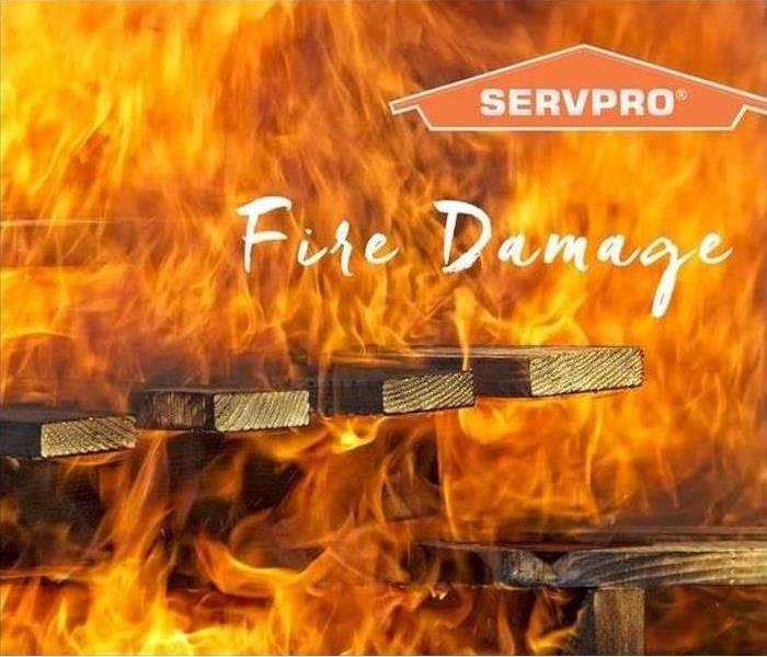 SERVPRO advertising fire damage restoration